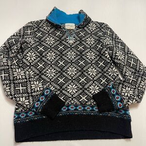 Telluride Clothing Co. Lambswool Alpaca Snowflake Sweater Size Small